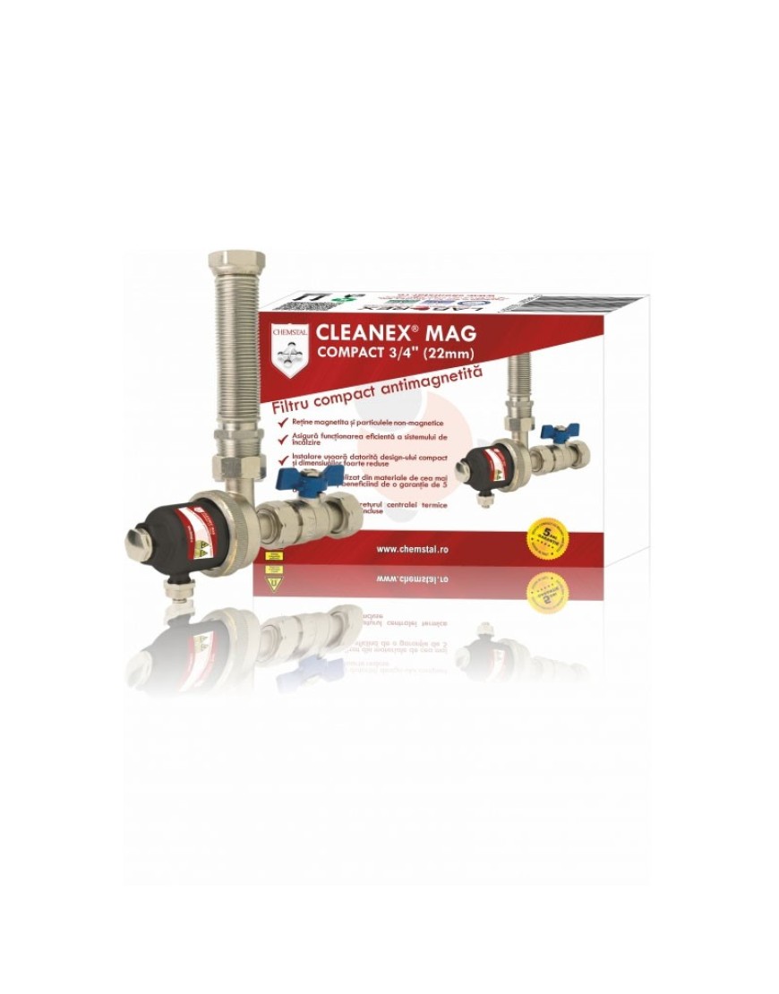 Filtru antimagnetita compact Chemstal Mag Compact 3/4| 5 ani garantie